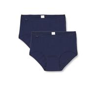 sloggi Basic H Midi 2P, Bleu-(True Navy), 44 (Lot de 2) Femme