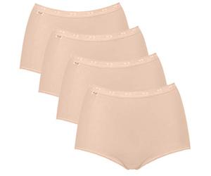 sloggi Basic+ Maxi 2P Slip pour femme, noir, taille 40, 4 autocollants., 54