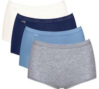 Sloggi Basic+ Maxi 3p Sloggi Basic+ Maxi - Lot de 3 - Culotte Taille Basse Femme - Très Confortable - Coton Doux et Respirant, avec Ceintures élastiques - Disponible du 40 au 60 Femme (Lot de 3)