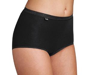 Sloggi Basic+ Maxi 3p Sloggi Basic+ Maxi - Lot de 3 - Culotte Taille Basse Femme - Très Confortable - Coton Doux et Respirant, avec Ceintures élastiques - Disponible du 40 au 60 Femme (Lot de 3)