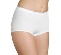 Sloggi Basic+ Maxi 4P, Culotte Taille Haute Femme, Blanc (White 0003), 46 (Taille Fabricant: 44) Lot de 4