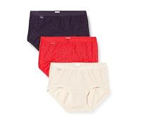 sloggi Basic+ Midi C3P Holiday Femme, Multi-Colour, 38