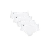 Sloggi Femme Basic+ Midi 4p Culotte, Blanc, 48 EU