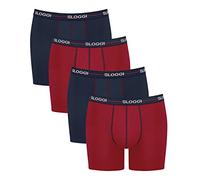 sloggi Boxer Start C2P Box pour homme, plusieurs couleurs 5, 8, 4 combinaisons bleues et foncées, L