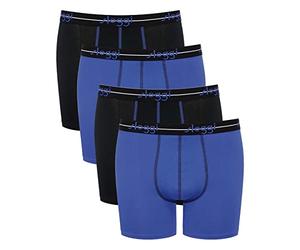 sloggi Boxer Start C2P Box pour homme, plusieurs couleurs 5, 8, 4 x bleu clair/bleu foncé, M