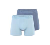 SLOGGI Boxers 'Base Soft' bleu fumé / bleu-gris, Taille L