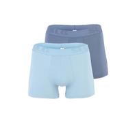 SLOGGI Boxers 'Base Soft' bleu fumé / bleu-gris, Taille S