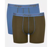 SLOGGI Boxers bleu / vert, Taille M-L