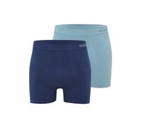 SLOGGI Boxers 'GO' bleu clair / bleu foncé, Taille M