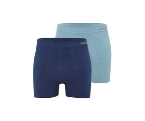SLOGGI Boxers 'GO' bleu clair / bleu foncé, Taille XL