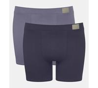 SLOGGI Boxers 'GO' bleu fumé / bleu foncé, Taille L