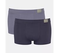 SLOGGI Boxers 'Go' bleu-gris / bleu foncé / taupe, Taille S