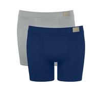 SLOGGI Boxers 'GO Natural Short' bleu / gris clair, Taille S