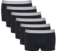 Sloggi Boxers homme, lot de 6 - Hipster, GO ABC 2.0, coton, uni noir XL