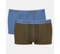 SLOGGI Boxers 'Start' bleu / olive / rouge, Taille M