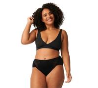 Sloggi Femme Chic Midi 4p Culotte, Noir, 46 EU