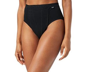 Sloggi Control - Bikini - Uni - Femme - Noir (0004 Black) - FR: 40 (Taille Fabricant: FR: 40/EU: 38)