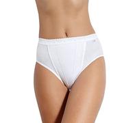 Sloggi Femme Slip Control Tai – Coton riche – Lot de 2 – Blanc Taille 50