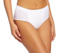 Sloggi Control - Bikini - Uni - Lot de 2 - Femme - Blanc (0003 White) - FR: 50 (Taille Fabricant: FR: 50/EU: 48)