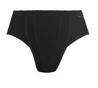 Sloggi Control - Bikini - Uni - Lot de 2 - Femme - Noir (0004 Black) - FR: 42 (Taille Fabricant: FR: 42/EU: 40)