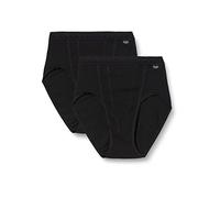 Sloggi Control Tai 2P, Slip Femme, Noir ( BLACK 0004), 52, Lot de 2