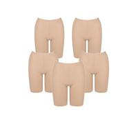 Sloggi Cuissard de cyclisme pour femme en coton microfibre confortable évacuant l'humidité invisible stretch respirant, Pure Comfort Long Skin, S