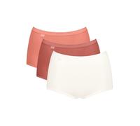 SLOGGI Culotte 'Basic+ Maxi' rouge cerise / melon / blanc, Taille 7XL