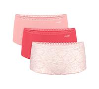 SLOGGI Culotte 'Go Crush' rose / melon / blanc cassé, Taille XL