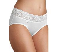 Sloggi Slip midi Romance femme uni blanc Taille 46