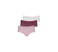 Sloggi Basic+ Midi C3p Slip, Plusieurs Couleurs : 13, 44 (Lot de 3) Femmes