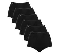 Sloggi Damen Slip (3er Pack), 6 x noir., 50