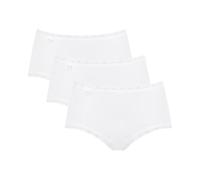 Sloggi Femme 24/7 Cotton Lace Midi C3p Bikini, Blanc, 38 EU