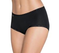 Sloggi Femme 24/7 Cotton Lace Midi C3p Bikini, Noir, 46 EU
