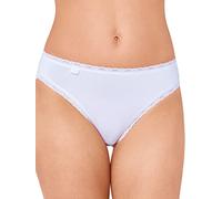 Sloggi Lot de 5 slips en dentelle 24/7 en coton. - Blanc - 40