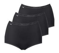 Sloggi Slip Basic+ coton doux noir Taille XXXL lot de 3