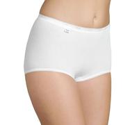 Sloggi Femme Basic+ 3p sloggi Basic Maxi Lot de 3 Culotte taille basse femme Tr s confortable Coton doux et respi, Blanc, 46