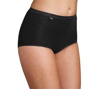 Sloggi Femme Basic+ 3p sloggi Basic Maxi Lot de 3 Culotte taille basse femme Tr s confortable Coton doux et respi, Noir, 54