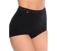 Sloggi Femme Basic Maxi 2 Pack Taillenslip, Noir, 52 EU