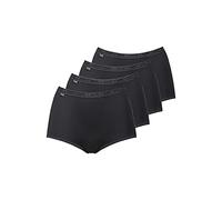 Sloggi Femme Basic+ Maxi 4p Culotte, Noir, 38 EU