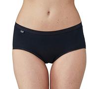 Sloggi Boxer Basic Midi 2p (1NF33) Femme Noir Taille 42 FR (taille fabricant: 40 EU)