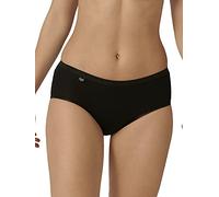 Sloggi Femme Sloggi Basic+ Midi 3p Culotte, Noir (Black 0004), 40 EU