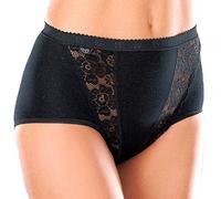 Sloggi Femme Chic Maxi Noir ou Blanc de 2° à 7° (4 pièces) (Noir, EU.50/FR.ES.52/GB.22/IT.7)