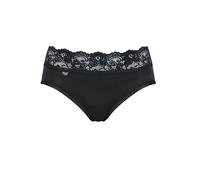 Sloggi Femme Romance Midi Slip, Noir, 38 EU