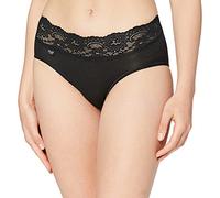 Sloggi Femme Romance Midi Slip, Noir, 40 EU