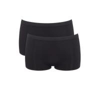 Sloggi Go Sense Short 2p Slip, Noir, L (Lot de 2) Femmes