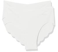 Sloggi Femme Shorty, Coton, Blanc de soie, XS