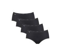 Sloggi Slip Basic+ Midi – Lot de 4 – Noir – 3XL