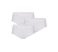 Sloggi Femme Sloggi Basic+ Midi 3p -10007657…. Culotte, Blanc (White 0003), EU: 42 / FR: 44