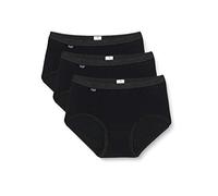Sloggi Femme Sloggi Basic+ Midi 3p Culotte, Noir (Black 0004), 38 EU