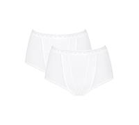 Contrôle Coton Riche Maxi Slip 2 Paquet Noir, Blanc Ou Peau